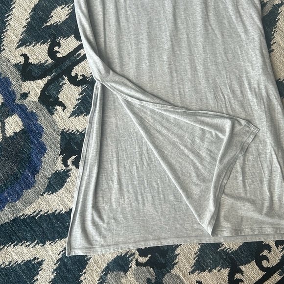 SUMMERSALT Heather Gray Dress with muscle tee sleeves - Picture 3 of 9